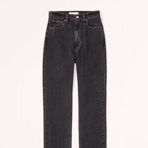 Abercrombie Ankle Straight Ultra High Rise